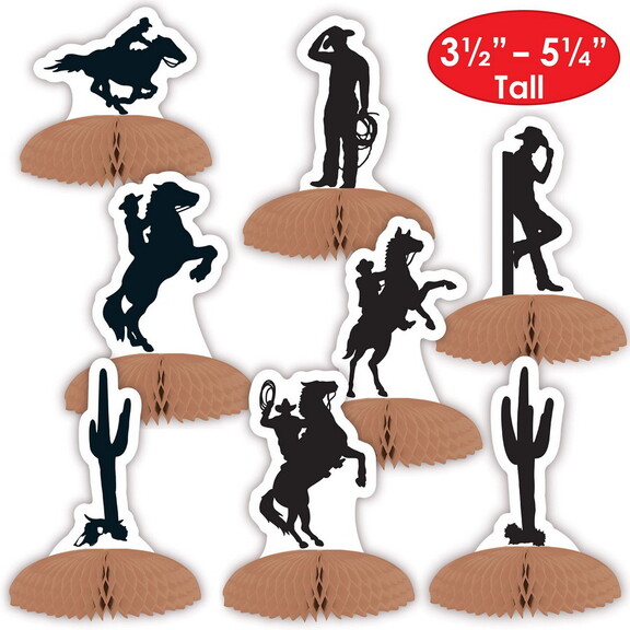 Beistle 53806 Western Silhouette Mini Centerpieces...