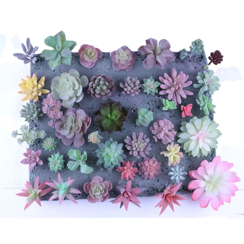 DIY  Succulent Plant Mini Fake Succulent Plant Artificial Plant Garden Supplies