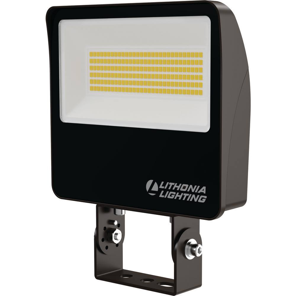 Lithonia Lighting Contractor Select ESXF2 Bronze Outdoor Integrated LED Flood Light with Switchable Lumens and CCT ESXF2 ALO SWW2 KY DDB M2