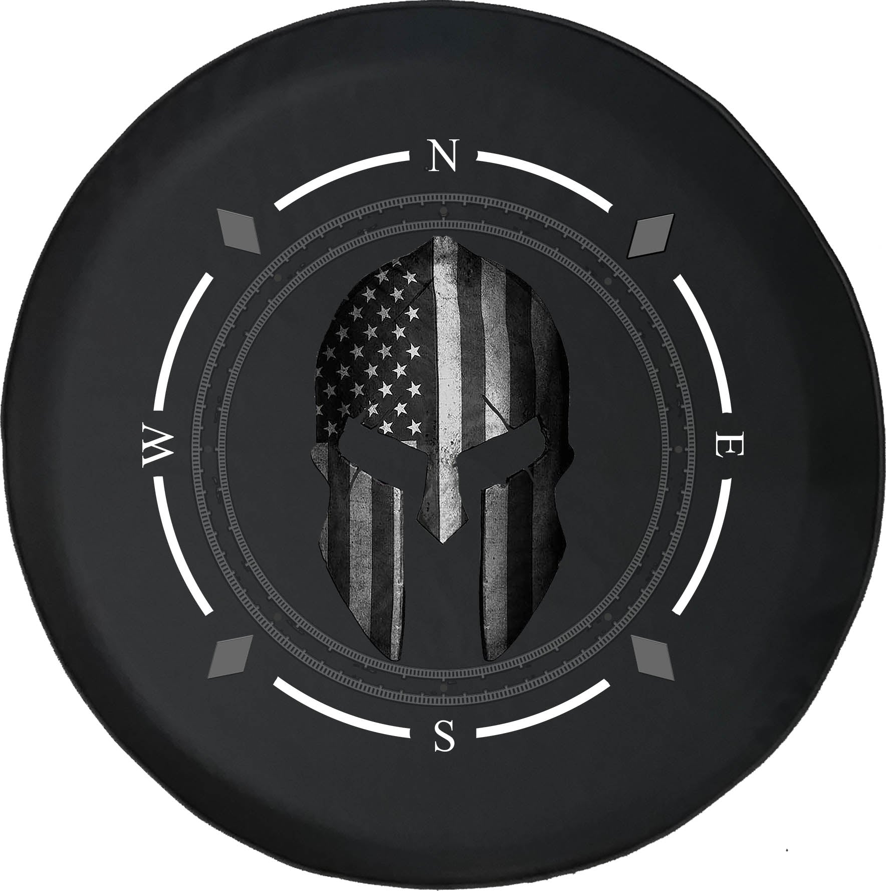 Spare Tire Cover Compass American Flag Warrior Wheel Covers Fit for SUV accessories Trailer RV Accessories and Many Vehicles