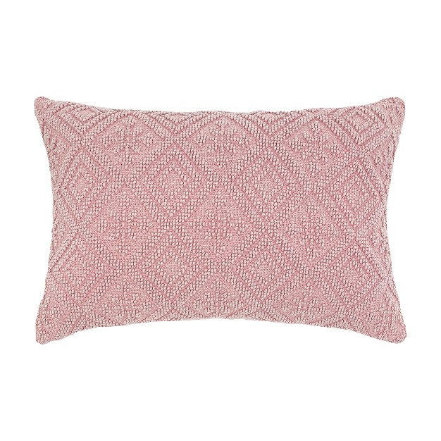 X 22 quot Ines Geometric Diamond Cotton Decor Throw Pillow