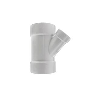 VPC 4 in. x 4 in. x 2 in. PVC DWV All Hub Wye Fitting 34-LP601-420B