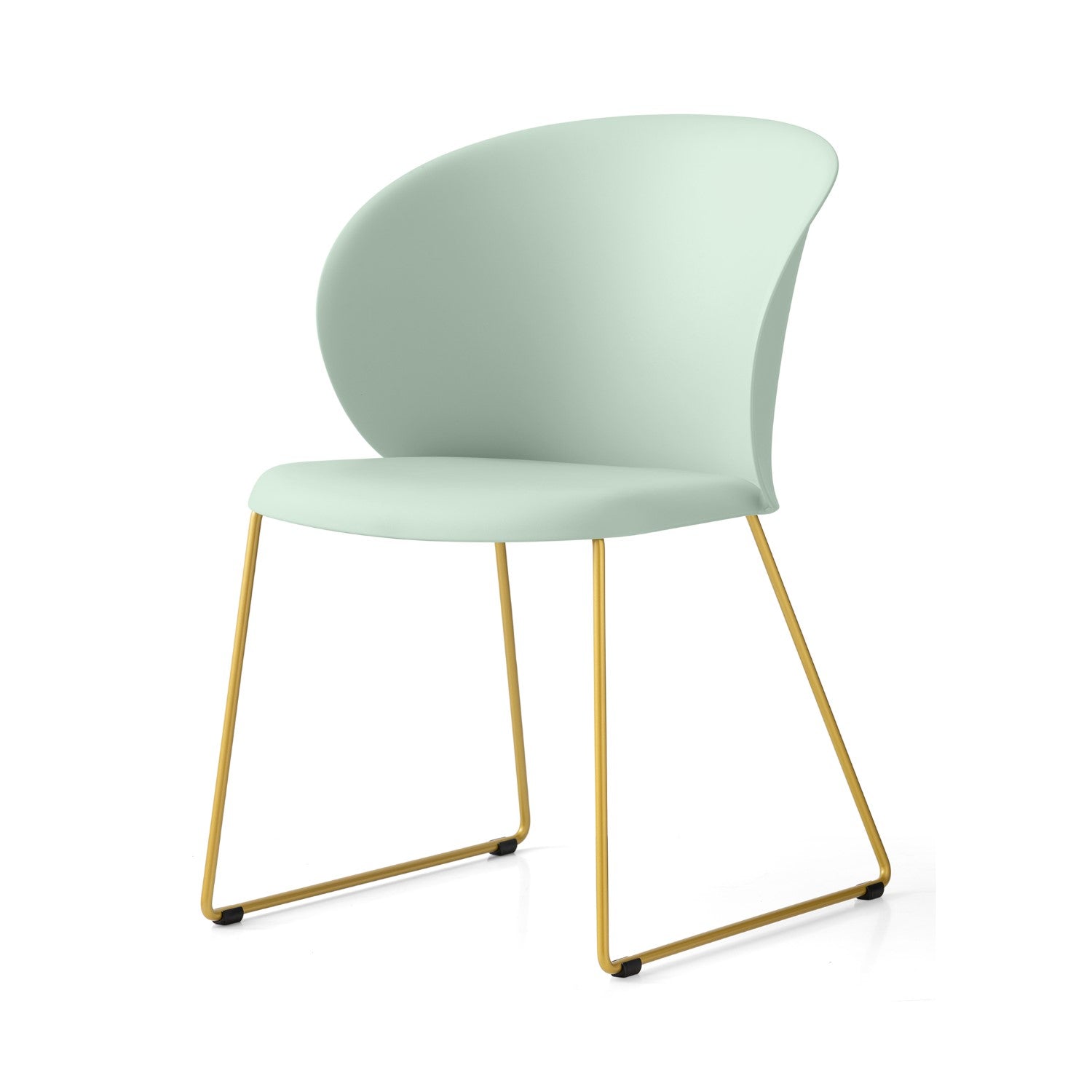 Tuka Indoor/Outdoor Painted Brass Leg Chair