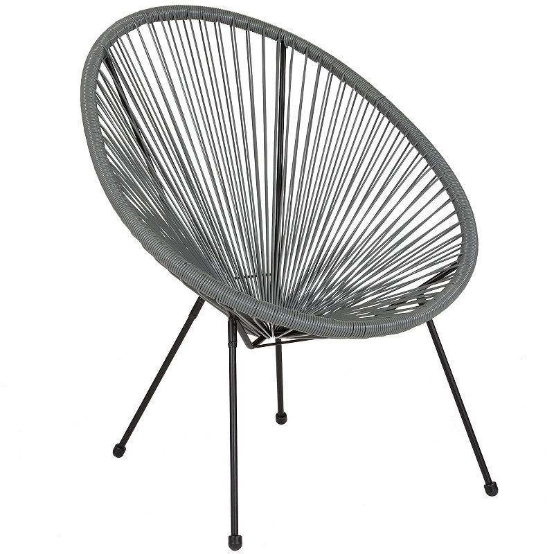 Flash Furniture Valencia Oval Comfort Indoor / Outdoor Papasan Chair