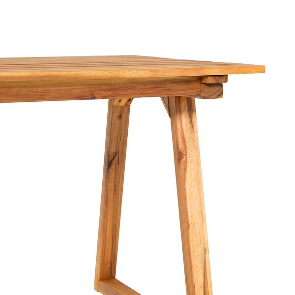 Middlebrook SlatTop Solid Wood Patio Dining Table