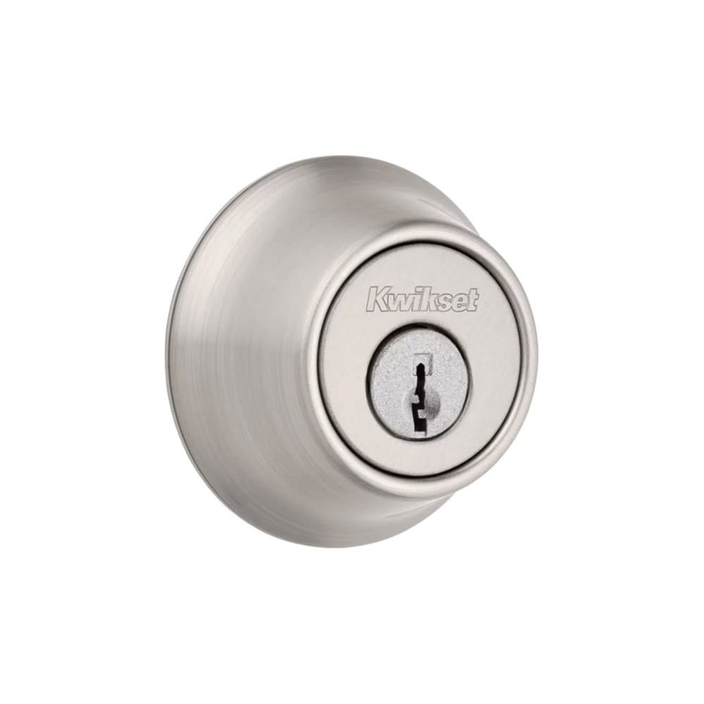 Satin Nickel Double Cylinder Door Deadbolt ;