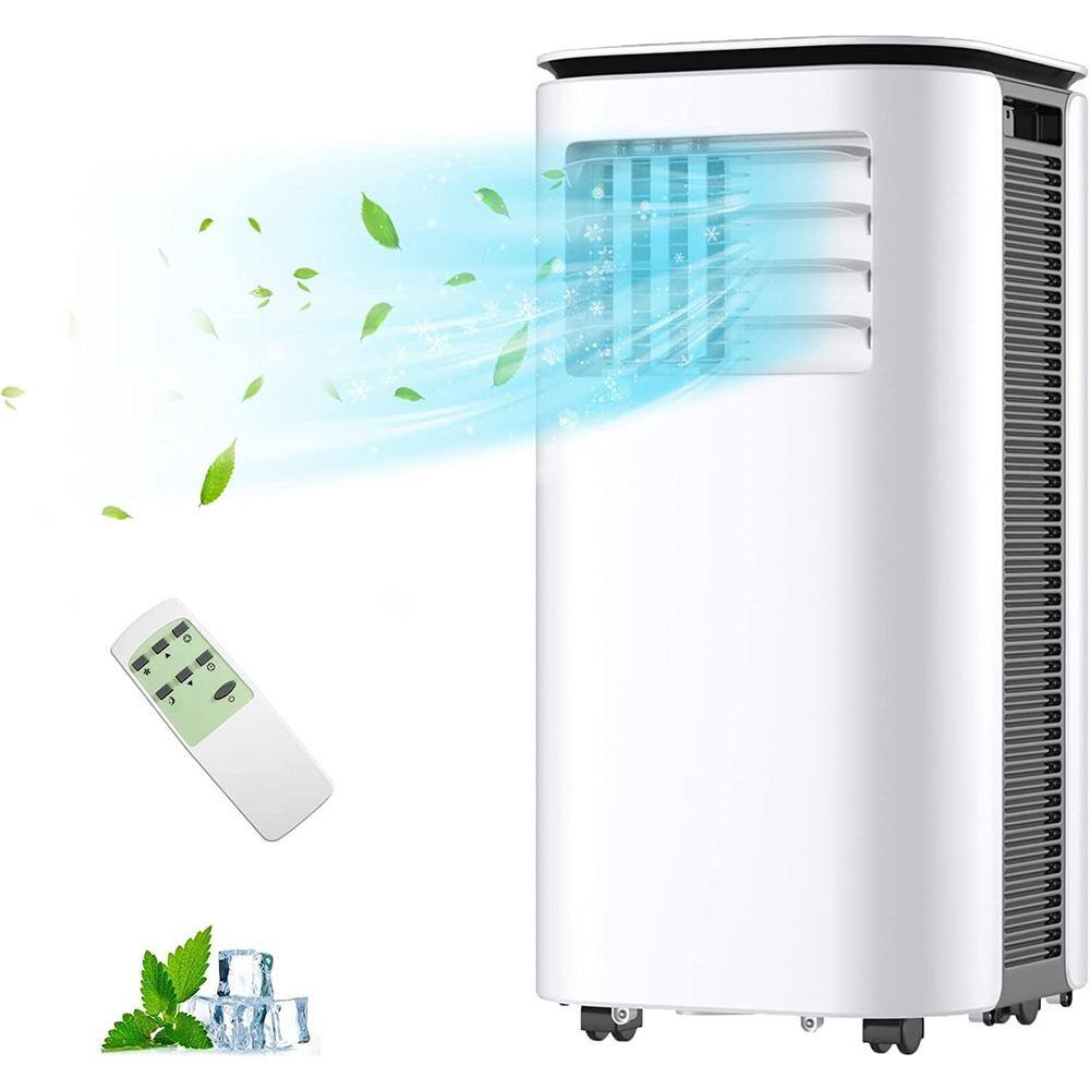 Gymax 9000 BTU Powerful Air Cooler 24H Timer 3-In-1 Air Conditioner w2 Fan Speeds  Dehumidifier GYMHD0120