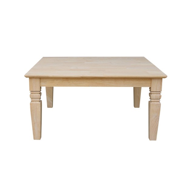 Java Square Coffee Table Wood tan International Concepts