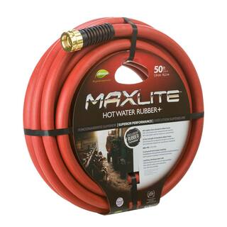 Element MAXLite Hot Water Rubber+ 34 in. x 50 ft. Hose CELSGHW34050