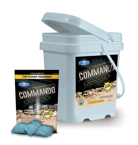 Walex CMDOBK Commando Black Tank Cleaner Tub