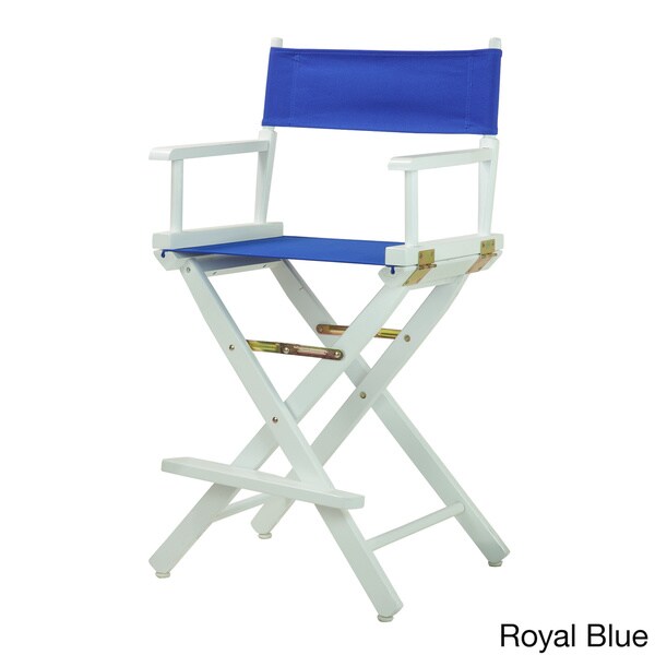 White Frame 24-inch Director's Chair