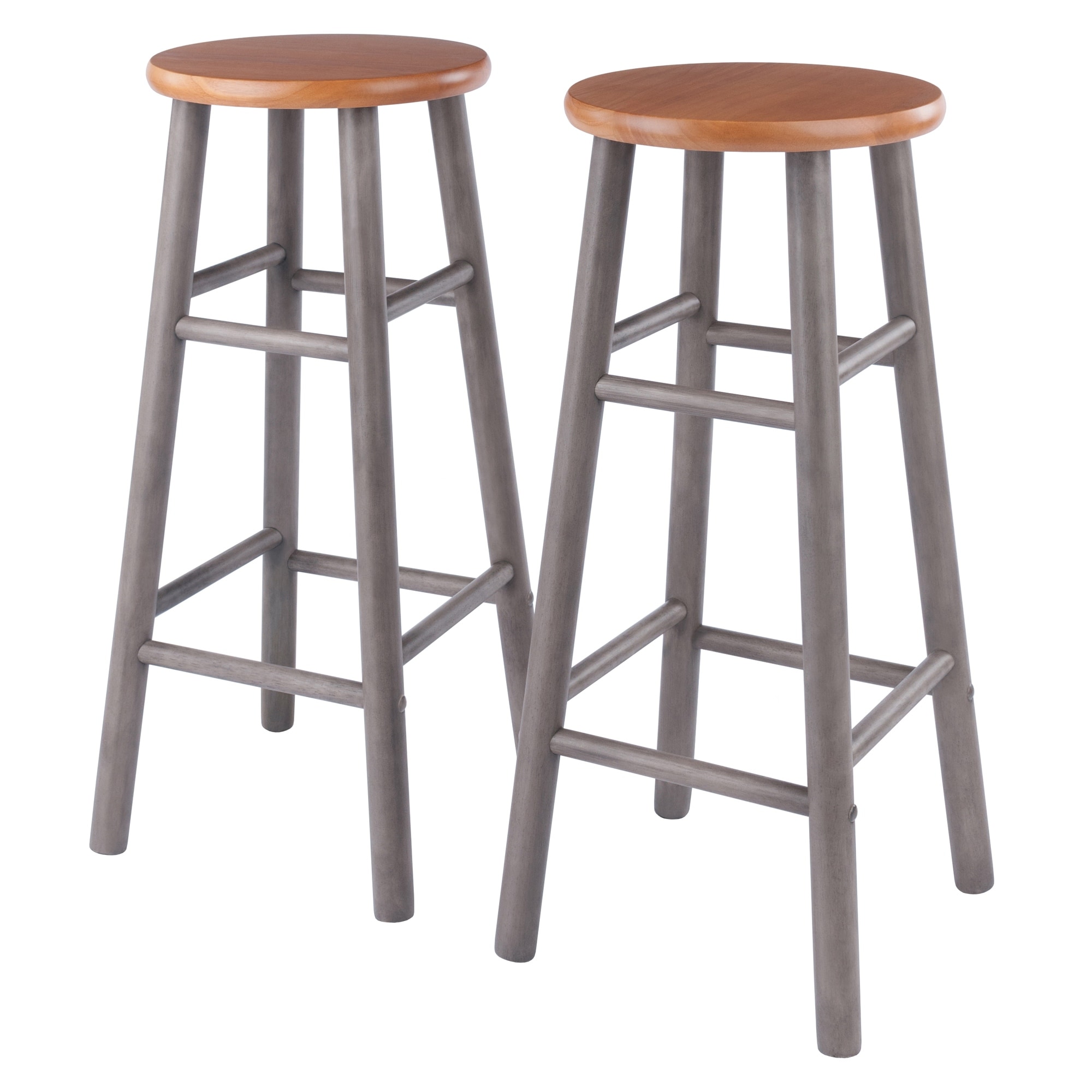 Huxton 2-Pc Bar Stool Set - 12.99 x 12.99 x 24.41 inches