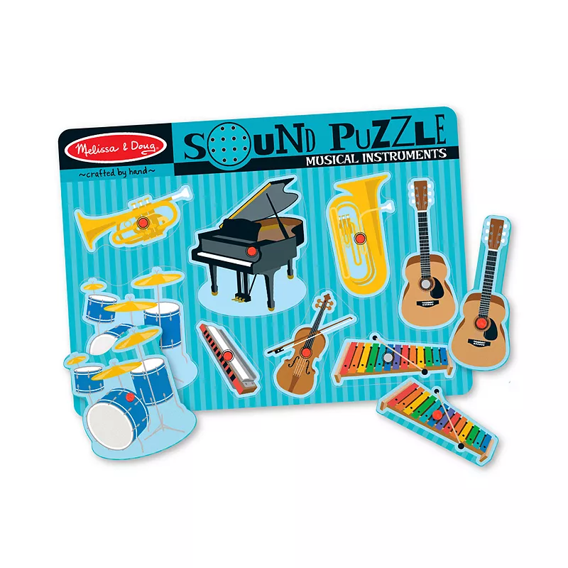 Musical Instruments Sound Puzzle - 8 Pieces