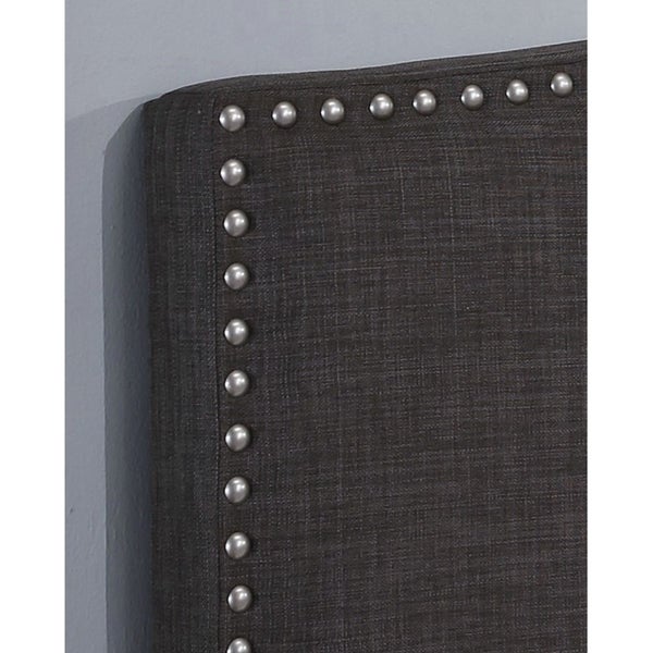 Newport Upholstered Headboard with Nail Head Trim - - 20990856