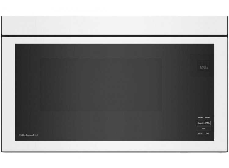 KitchenAid 1.1 Cu. Ft. Over-The-Range Microwave with Flush Built-In Design in White