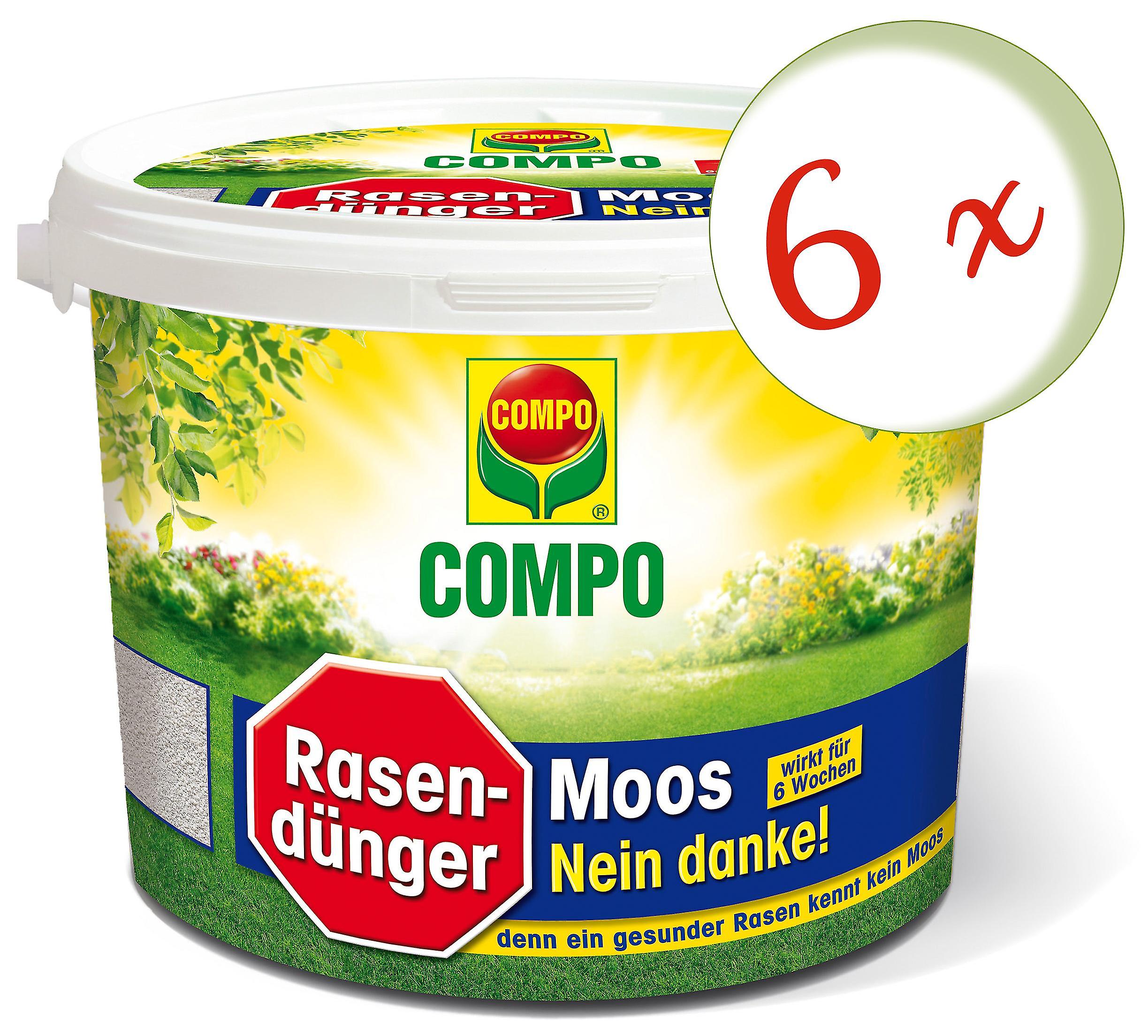 6 x COMPO Rasend??nger Moos - Nein danke!， 7，5 kg