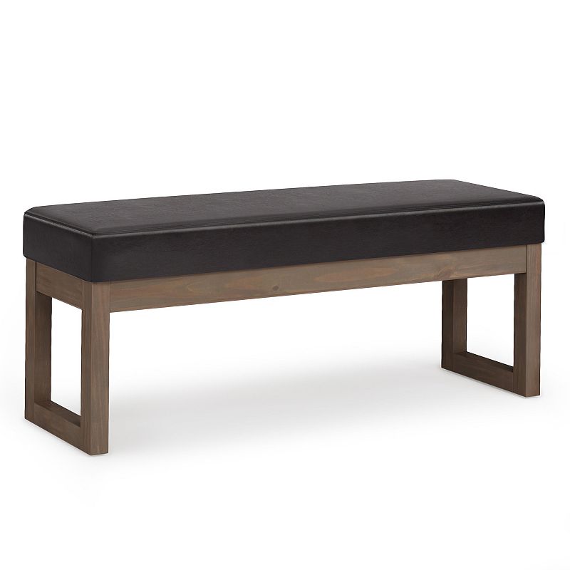 Simpli Home Milltown Ottoman Bench