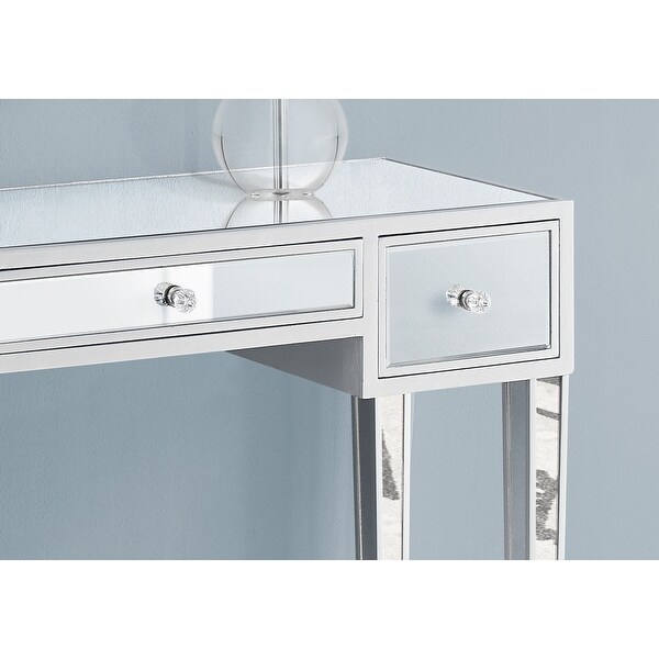 Accent Table， Console， Entryway， Narrow， Sofa， Storage Drawer， Living Room， Bedroom， Mirror， Clear， Transitional