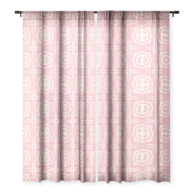 X 108 quot Single Panel Sheer Window Curtain Society6