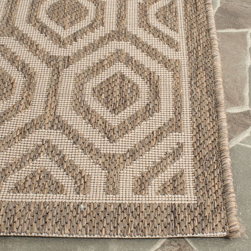 Safavieh Courtyard Tribal Geometric Indoor Outdoor Rug