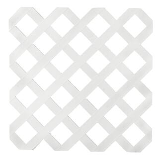 Veranda 4 ft. x 8 ft. Standard White Vinyl Lattice 70697