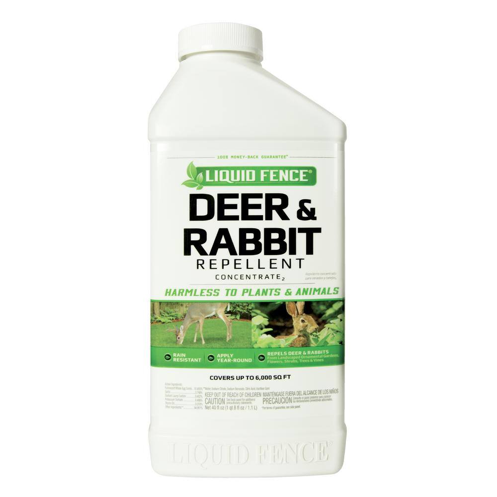 Liquid Fence 40 Oz. Deer And Rabbit Repellent Concentrate HG-71136-2