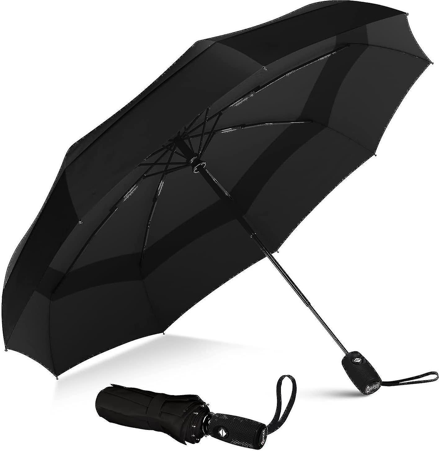 Repel Umbrella Windproof Travel Umbrella - Wind Resistant， Small - Compact， Light， Automatic， Strong