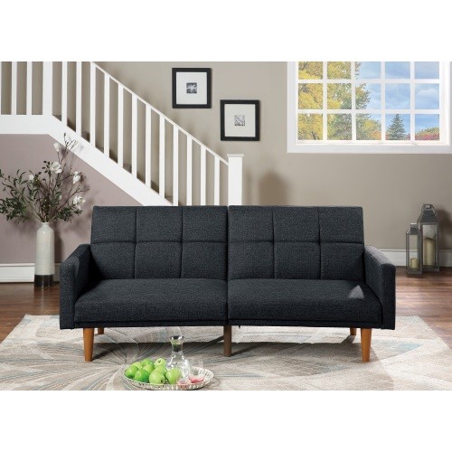 Transitional Look Living Room Sofa Couch Convertib...