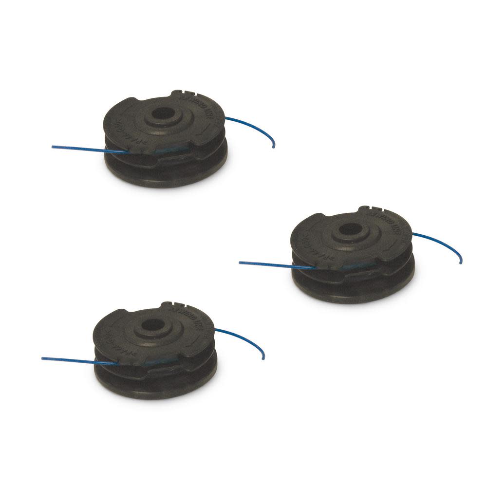 14 x 0.065 Inch Auto-Feed String Trimmer Replacement Spool ; 3/Pk ;