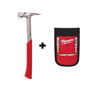 MW 22 oz. Smooth Face Framing Hammer with Hammer Loop 48-22-9023-48-22-8149