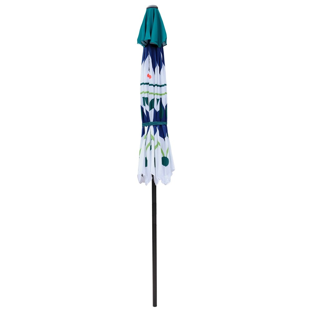 Maypex 9 ft. Peacock Market Patio Umbrella