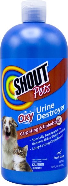 Shout Pets Oxy Urine Destroyer for Carpeting and Upholstery