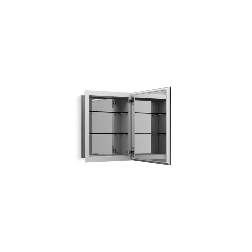 Kohler Flat Edge 16 In. X 20 In. Recessed Soft Close Medicine Cabinet With Mirror