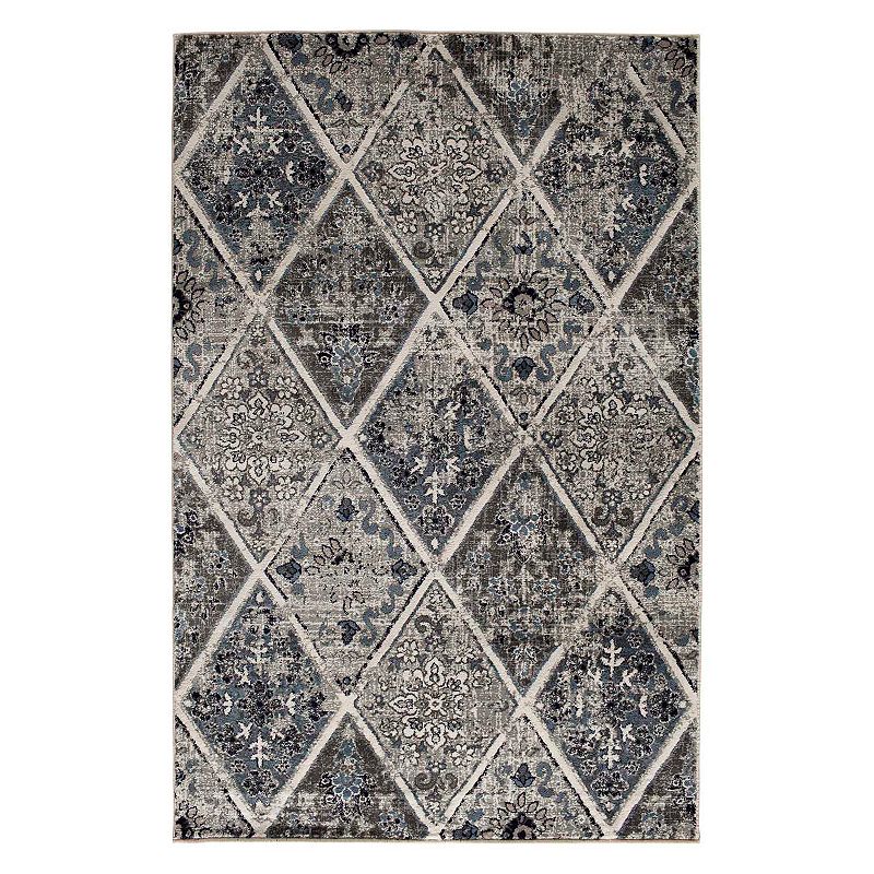 Loomaknoti Milan Braddyville Floral Lattice Rug