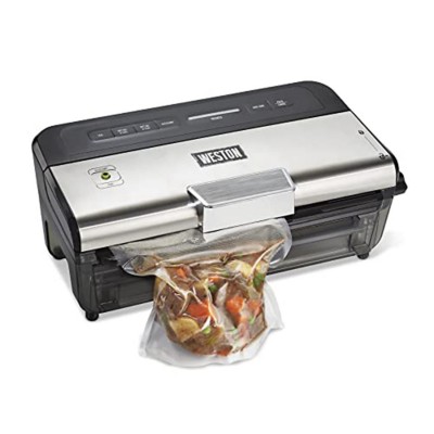 Weston Wet and Dry Vacuum Sealer Machine with Date Code Stamp