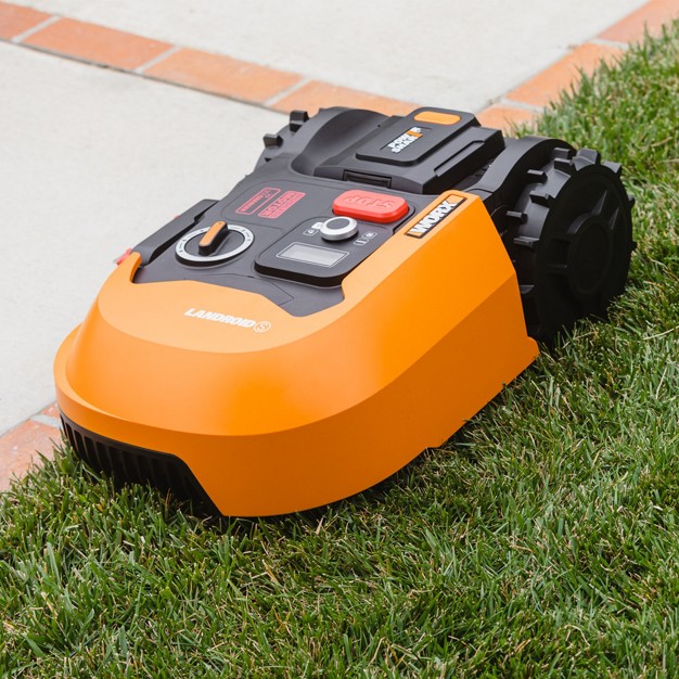 Worx Wr165 Landroid S 1 8 Acre Robotic Lawn Mower Battery And Charger Included