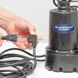 Superior Pump 92331 13 HP Submersible Cast Iron Sump Pump 92331