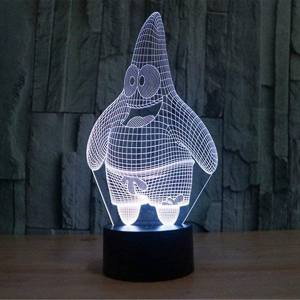 3d Optical Illusion Friends Sensor Night Light With Smart Touch and Remote 7 Colors Change Dimmable Function Atmosphere Lamp For Kids Friends Birthdays