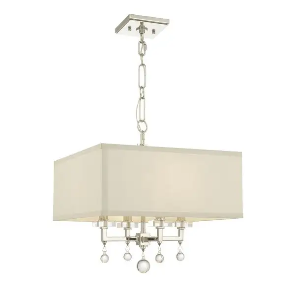Paxton 4 Light Nickel Mini Chandelier - 16'' W x 16'' H Shopping - The Best Deals on Chandeliers