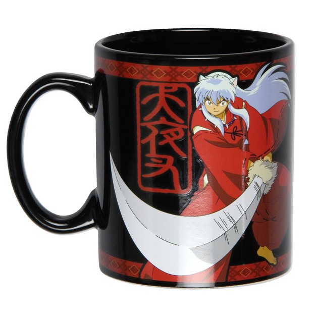 Inuyasha Anime Merch 16 Oz Ceramic Coffee Mug Tea Cup Black