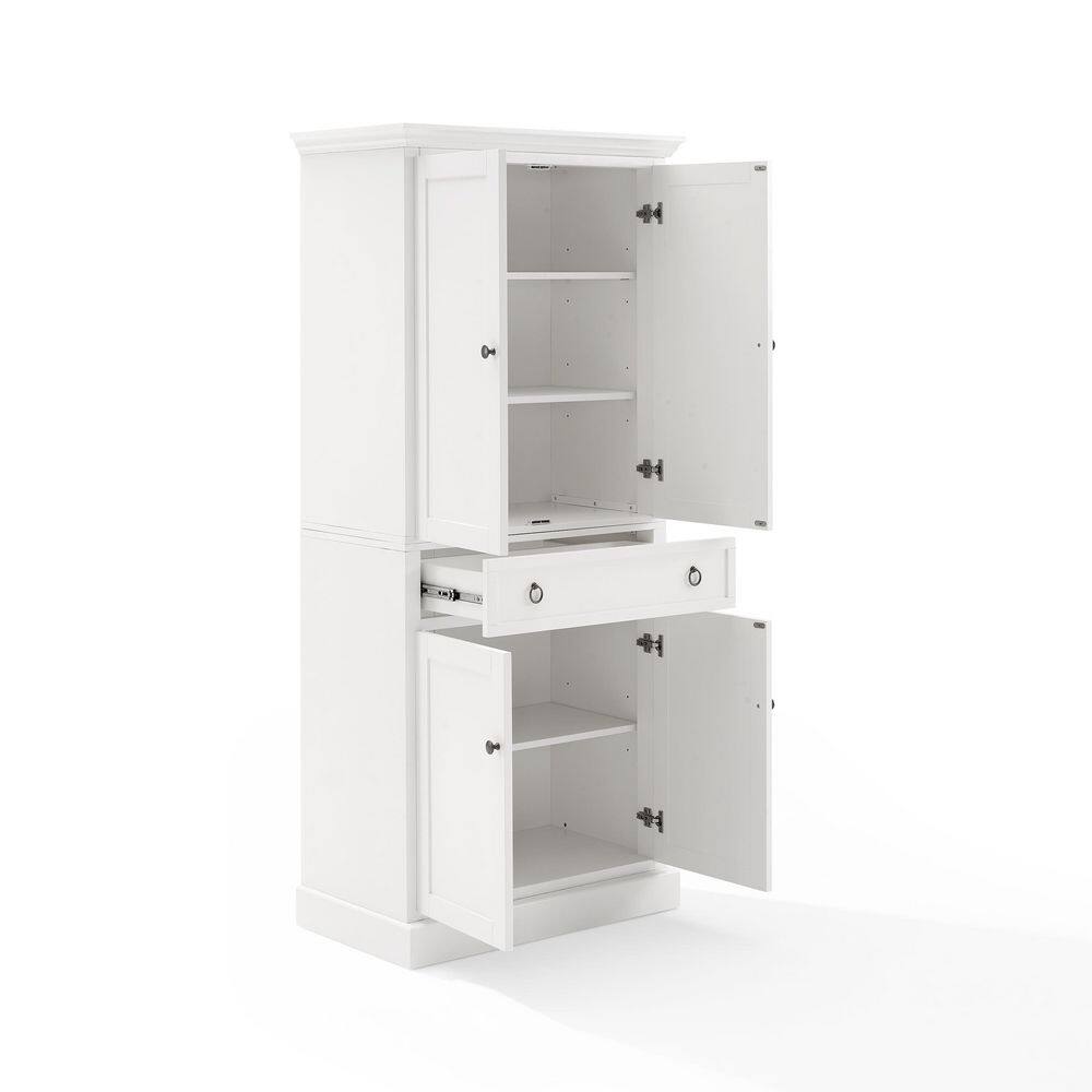 CROSLEY FURNITURE Winston White Storage Pantry KF33026WH