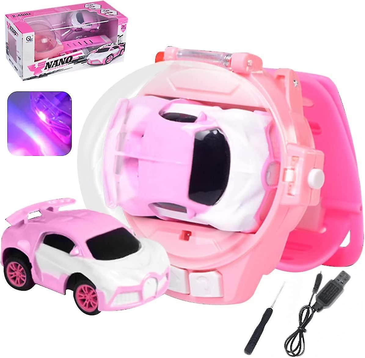 Watch Remote Control Toy Car Mini Remote Control Car Watch Toys， 2.4ghz Usb Rechargeable Watch Rc Ra