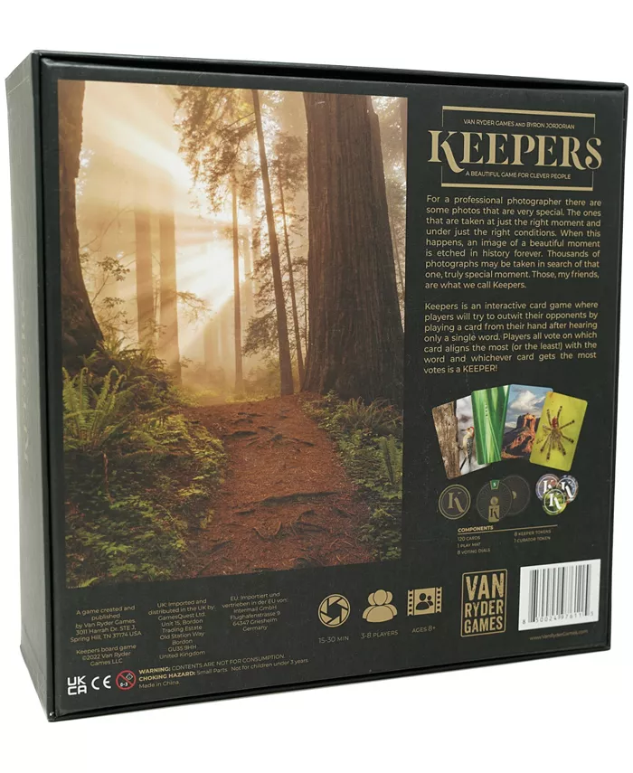 University Games Van Ryder Games Keepers Family Game