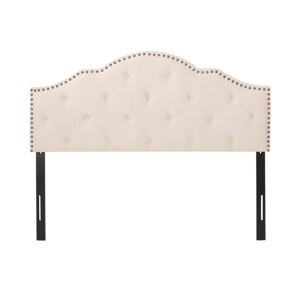 Cordeaux Contemporary Upholstered Headboard by Christopher Knight Home - - 30403495