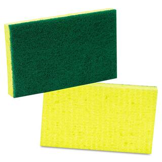 Scotch-Brite 3-35 in. x 6-110 in. Medium-Duty Scrubbing Sponge (Case of 10) MMM74CC