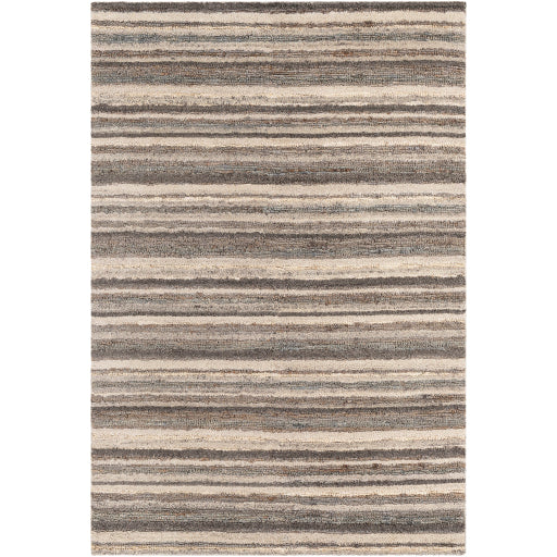 Petra  Modern Jute Grey Rug