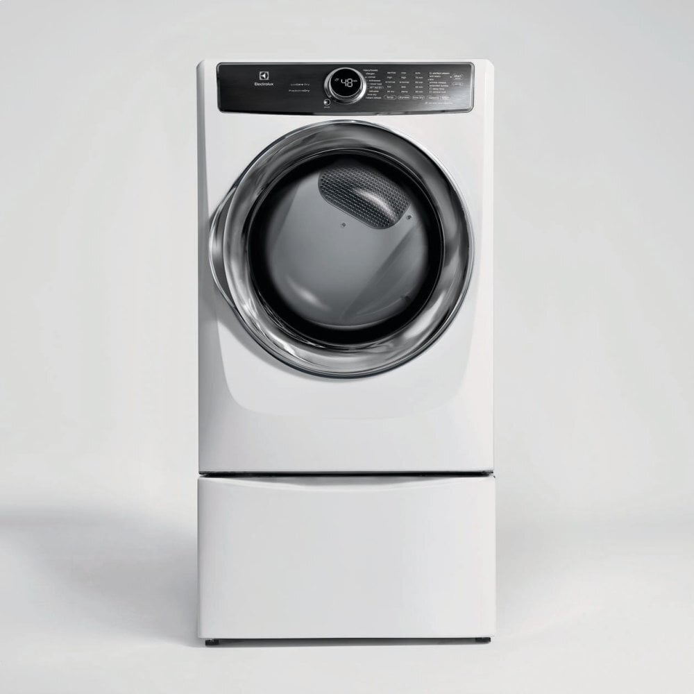 Electrolux EFME627UIW Front Load Perfect Steam™ Electric Dryer With Predictivedry™ And Instant Refresh - 8.0. Cu. Ft.