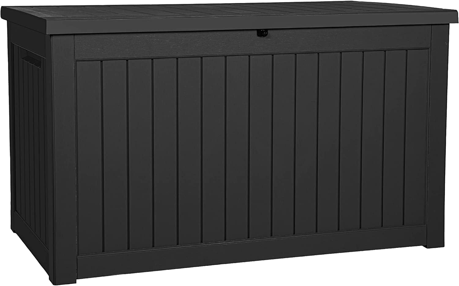 YITAHOME XXL 230 Gallon Large Outdoor Storage Deck Box for Patio Furniture, Outdoor Cushions, Garden Tools and Sports/ Pools Equipment, Weather Resistant Resin, Lockable (Black)