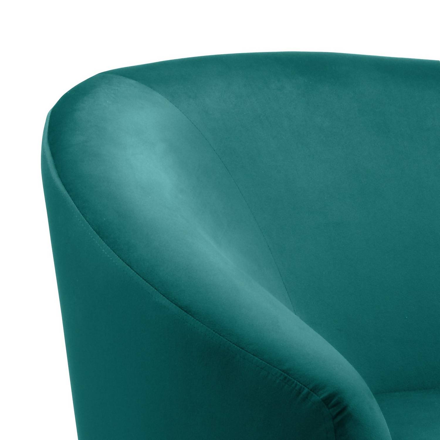 Lucie Asymmetric 2 Seater Sofa Teal