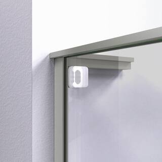 DreamLine Mirage-Z 60 in. W x 58 in. H Frameless Sliding Tub Door in Brushed Nickel SHDR-1960584-04